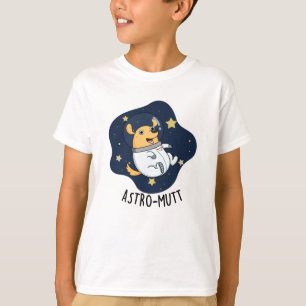 Camiseta Astronauta de Cão Engraçado Astromutt
