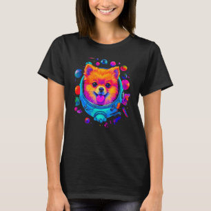 Camiseta Astronauta de Cão Pomeraniano 1
