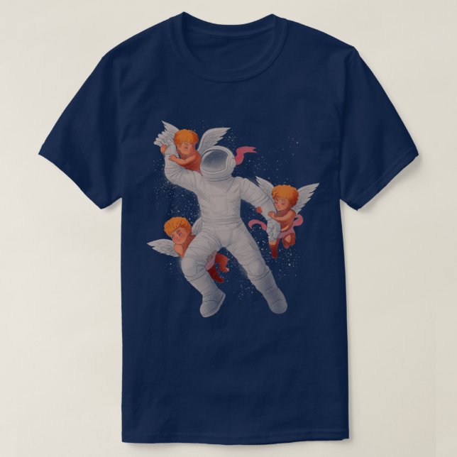 Camiseta Astronauta de Cherubs por Tobe Fonseca (Frente do Design)
