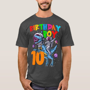 Camiseta Astronauta de Criança de 10 Anos, Andando 10º Di