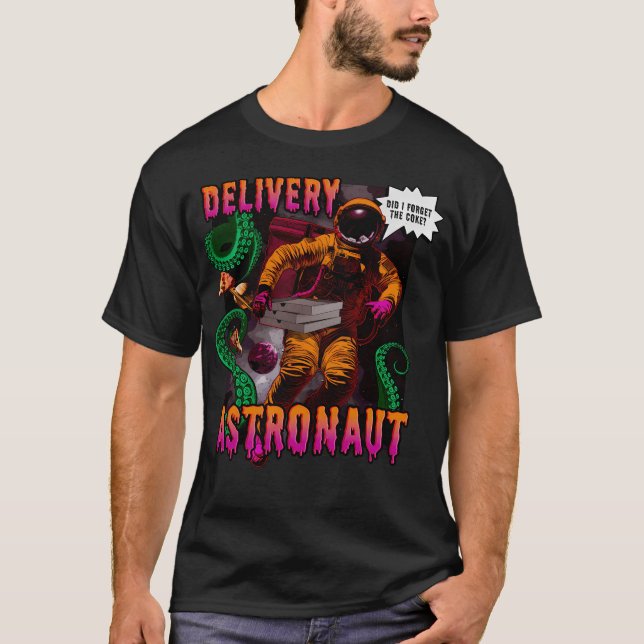Camiseta Astronauta de Entrega (Frente)