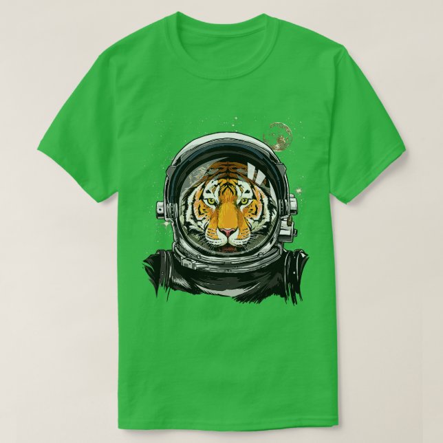 Camiseta Astronauta de Exploração Espacial mais iger (Frente do Design)
