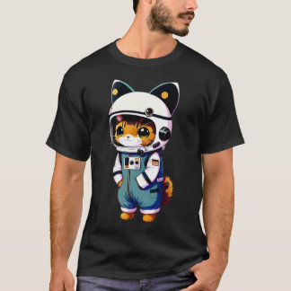 Camiseta Astronauta de Gato Bonito