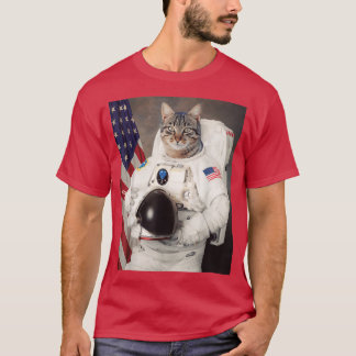 Camiseta Astronauta De Gato Catronauta Em Armadilha Espacia