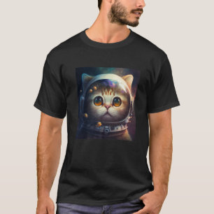 Camiseta Astronauta de Gato Cosmico de Kitten Astronauta de