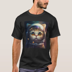 Camiseta Astronauta de Gato Cosmico de Kitten Astronauta de