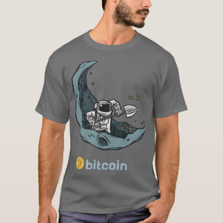 Camiseta Astronauta de Mineração Bitamect HODL BTC Cryptocu