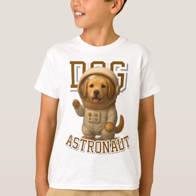 Camiseta Astronauta de Ouro Bonito - Mulher Homem Unisexo (Frente)