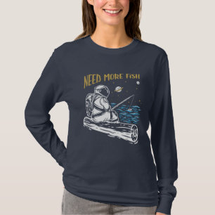 Camiseta Astronauta de Pesca