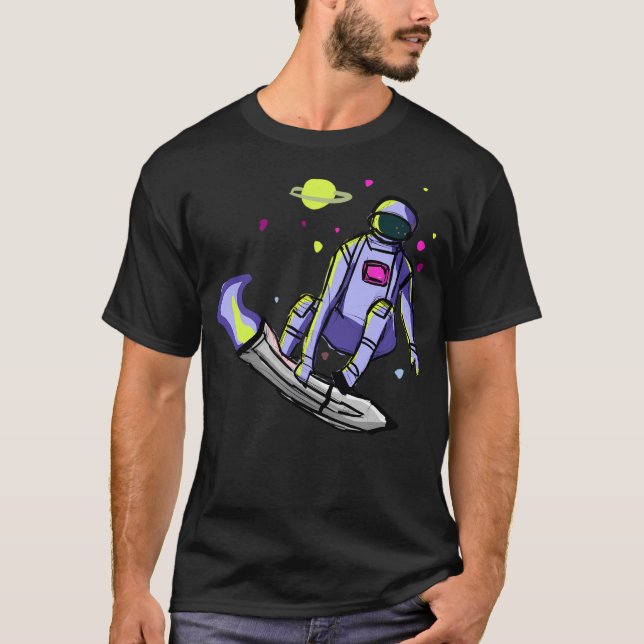 Camiseta Astronauta de Skating (Frente)