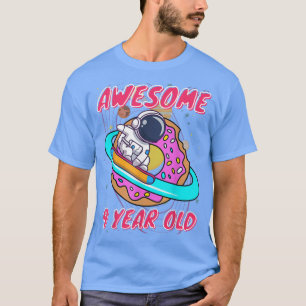 Camiseta Astronauta de Space Boy incrível em Birthda, 9 ano