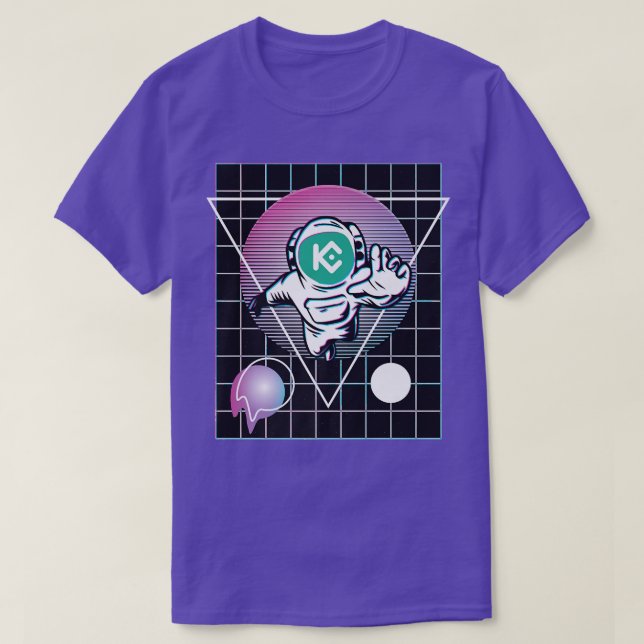 Camiseta Astronauta de Token do KuCoin (Frente do Design)