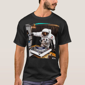 Camiseta Astronauta Dj Em Turntables