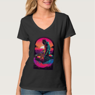 Camiseta Astronauta DJ, Festival DJing EDM Psytrance Techno