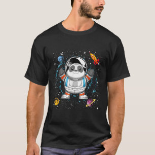 Camiseta Astronauta do Foguete do Exterior
