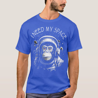 Camiseta Astronauta do Macaco Espacial Ape Chimp