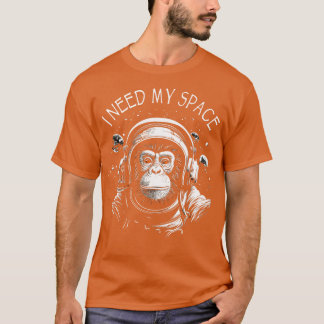 Camiseta Astronauta do Macaco Espacial Ape Chimp