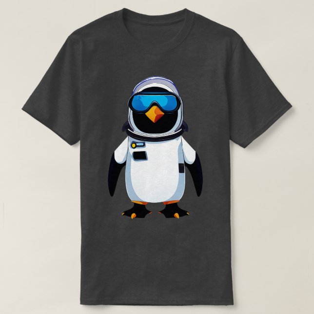 Camiseta Astronauta do Pinguim (Frente do Design)