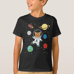 Camiseta Astronauta do Planeta Terra Marte