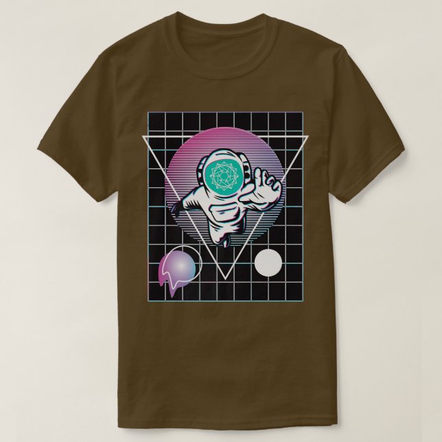 Camiseta Astronauta do Power Ledger (Frente do Design)