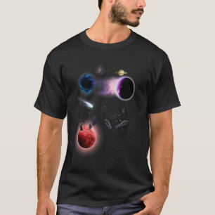 Camiseta Astronauta do Sistema Solar Astronauta do Planeta