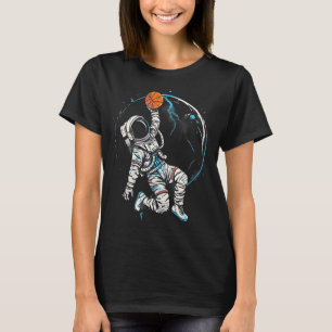 Camiseta Astronauta Dra, jogador de basquete de Trabalho de