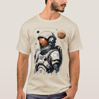 Camiseta Astronauta em Marte T-Shirt