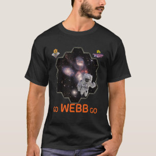 Camiseta Astronauta em Stephanu2019s Quintet Webb Space Tel