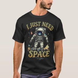 Camiseta Astronauta Engraçado