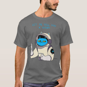 Camiseta Astronauta Engraçado Ilustração Novidade Gráfico D