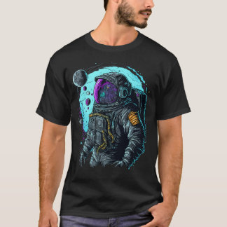 Camiseta Astronauta Espaçado para Fora