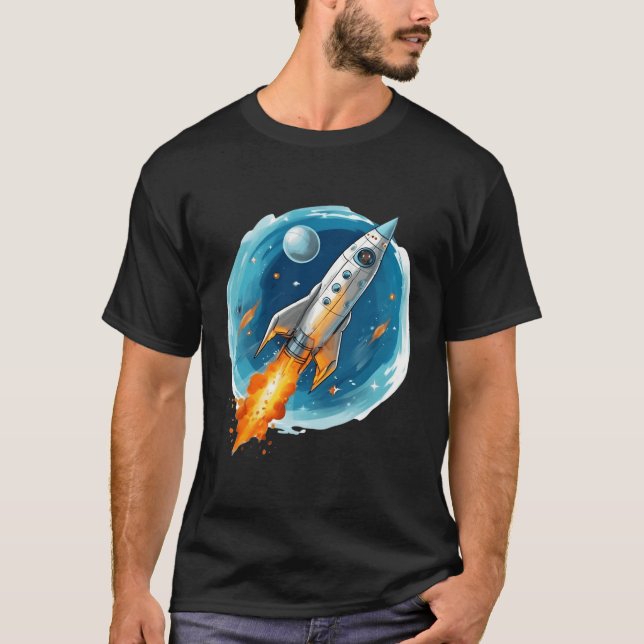 Camiseta Astronauta Espacial Astronauta Astrologia Espacial (Frente)