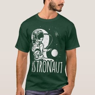 Camiseta Astronauta Espacial Astronomy Planets Rocket T-Shi