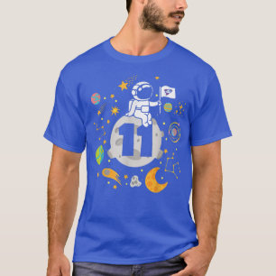 Camiseta Astronauta espacial BDa, Garoto de 11 anos