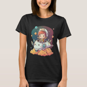 Camiseta Astronauta Espacial Cachorro Planeta Terra Astrono