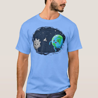 Camiseta Astronauta Espacial de Exploração Espacial de Lua