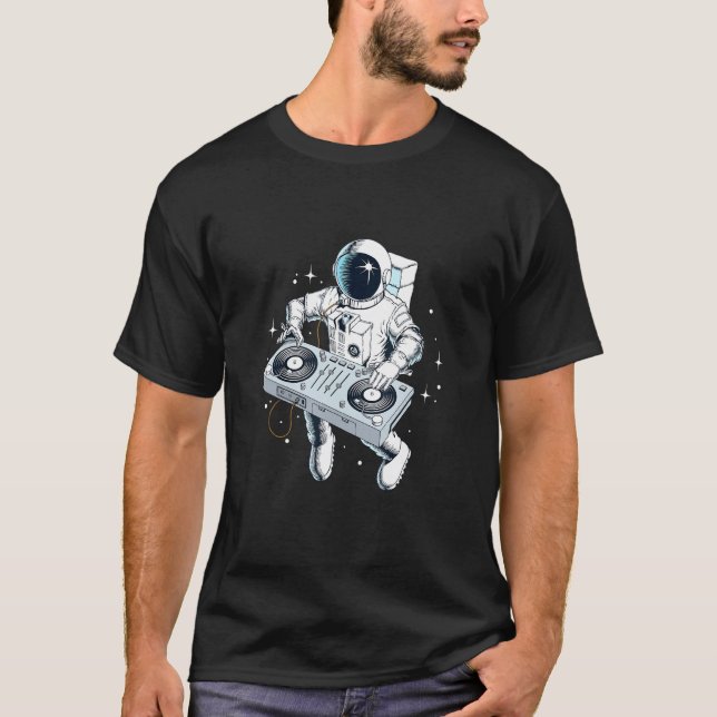 Camiseta Astronauta Espacial Dj Disco Jockey Graphic Coo (Frente)