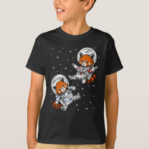 Camiseta Astronauta Espacial do Red Panda Bear