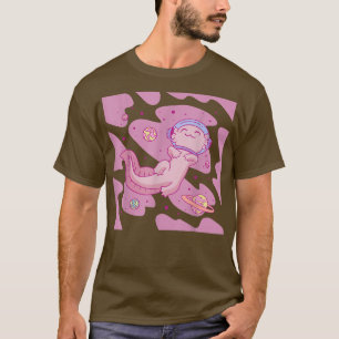 Camiseta Astronauta Espacial Engraçado Aolotl