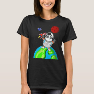 Camiseta Astronauta Espacial Exterior do Zoo Chinês