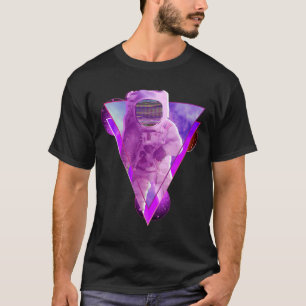 Camiseta Astronauta Espacial Exterior Japonês Otaku Aestéti
