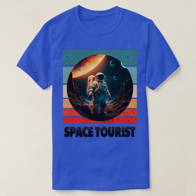 Camiseta Astronauta Espacial Exterior Lon (Frente do Design)