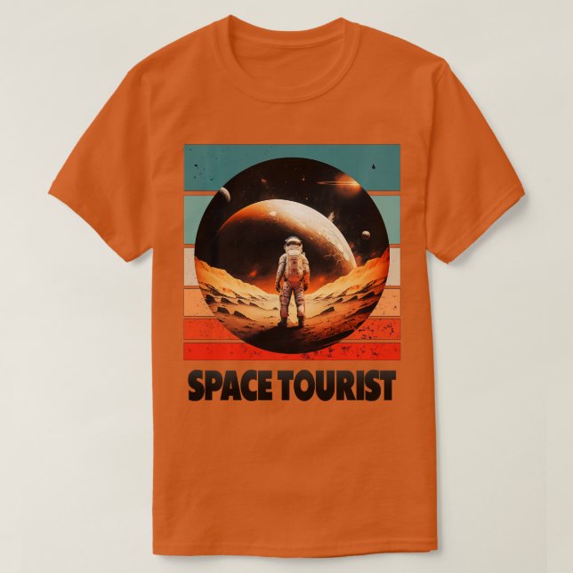 Camiseta Astronauta Espacial Exterior Lon (Frente do Design)