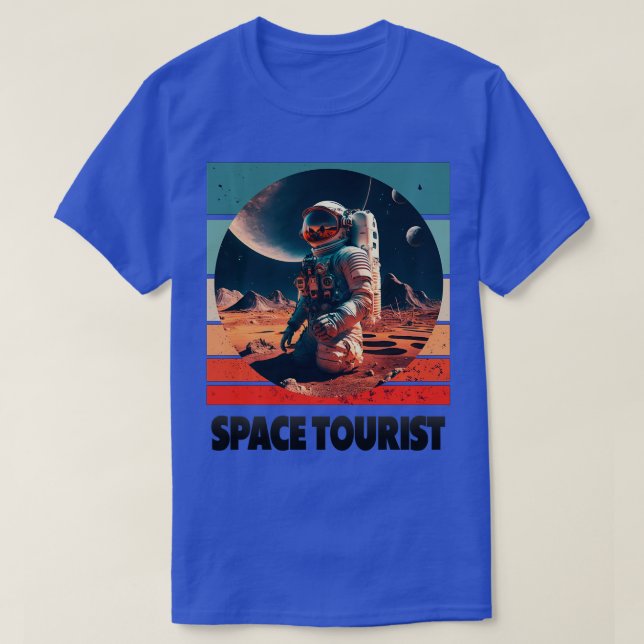 Camiseta Astronauta Espacial Exterior Lon (Frente do Design)