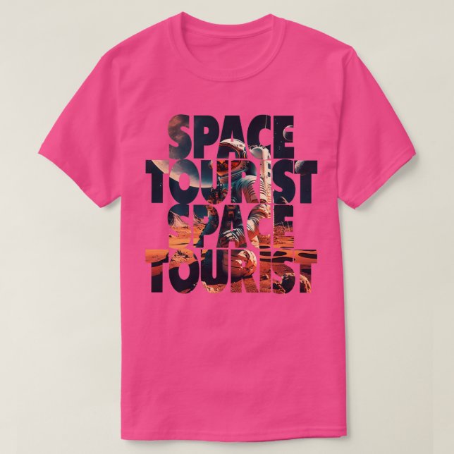 Camiseta Astronauta Espacial Exterior Lon (Frente do Design)