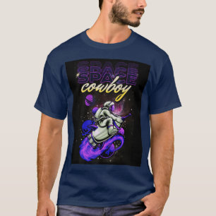Camiseta Astronauta Espacial Piloto de Shuttle de Vaqueiro