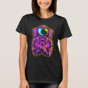 Camiseta Astronauta Espacial Planetas da Lua Marte