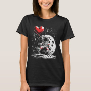 Camiseta Astronauta Espacial - Valente do Dia de os namorad