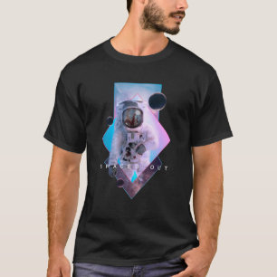Camiseta Astronauta Estética Vaporwave Exterior Spa