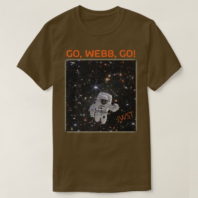 Camiseta Astronauta First Deep Field Image Telesc (Frente do Design)